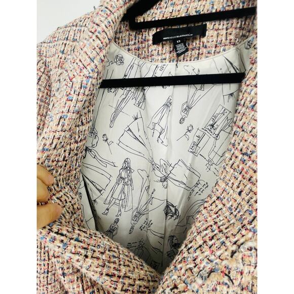 WHBM Tweed Studio Blazer Size 12 NWOT - Picture 6 of 8